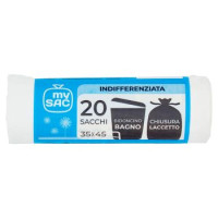 my Sac Indifferenziata Sacchi 35x45 Bidoncino Bagno 20 pz