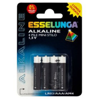 Esselunga Alkaline pile mini stilo 1,5 V 4 pz