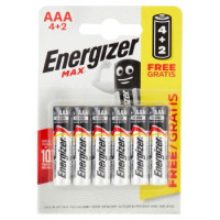 Energizer Max AAA Mini Stilo 4+2 pz