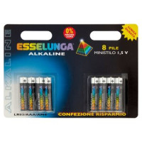 Esselunga Alkaline pile ministilo 1,5 V 8 pz