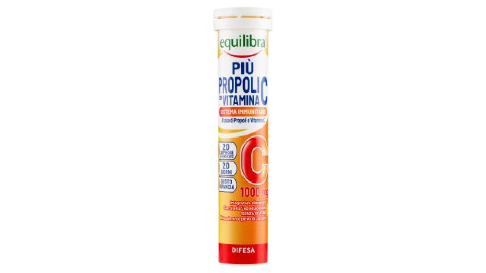 equilibra Più Propoli con Vitamina C 20 Compresse Effervescenti 88 g