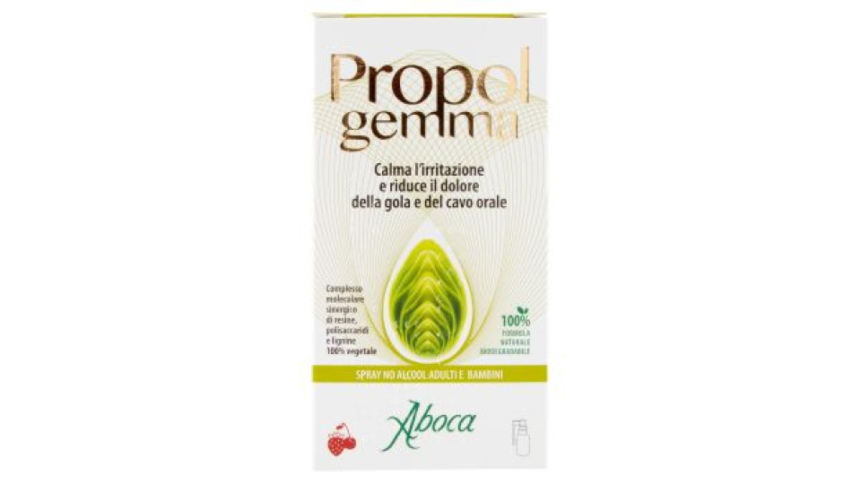 Aboca Propolgemma Spray No Alcool Adulti e Bambini 30 ml