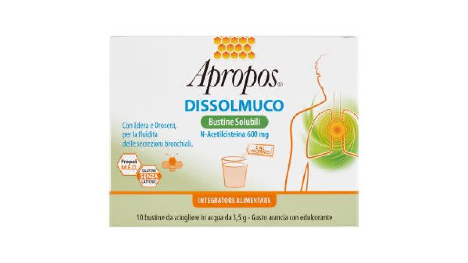 Apropos Dissolmuco Bustine Solubili 10 x 3,5 g