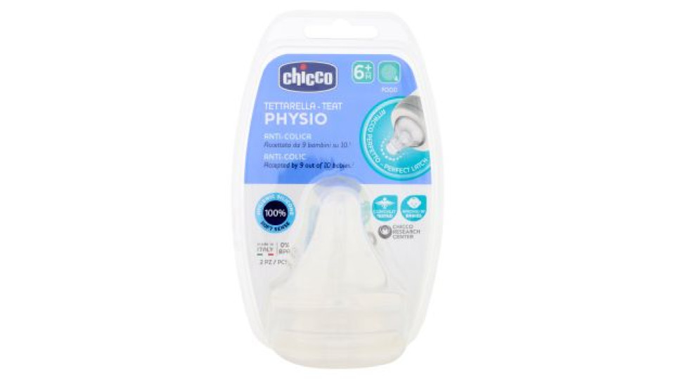 Chicco Physio Tettarella Food 6 M+ 2 pz