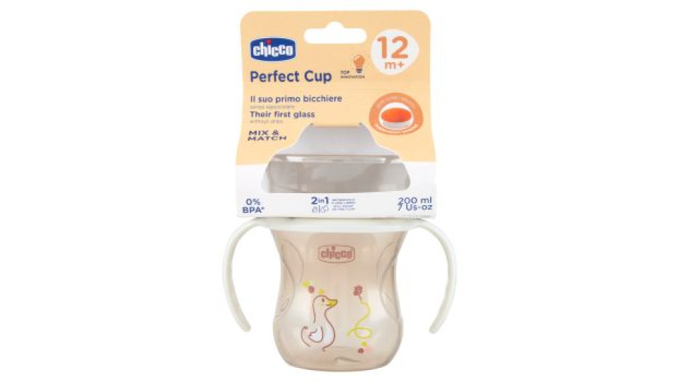Chicco Mix & Match Perfect Cup 12m+ 200 ml Neutra