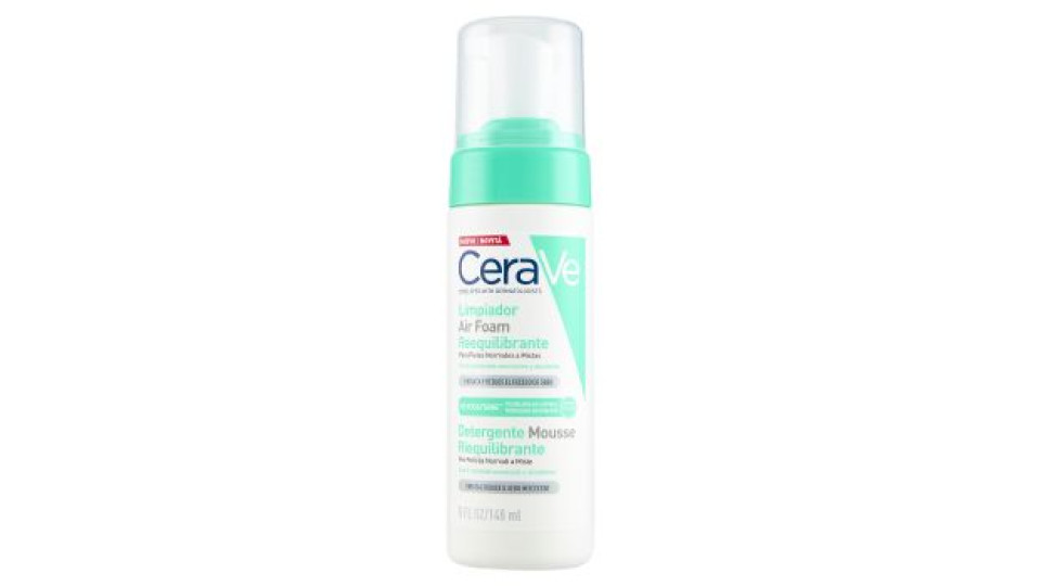 CeraVe Detergente Mousse Riequilibrante per Pelli da Normali a Miste 148 ml