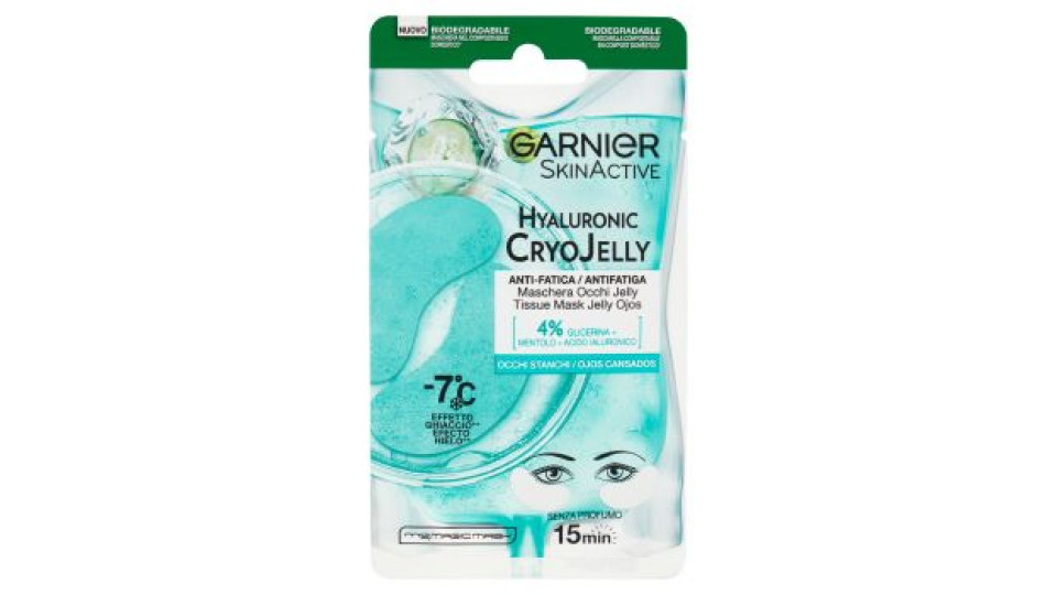 Garnier SkinActive Hyaluronic CryoJelly maschera occhi anti-fatica 5 g