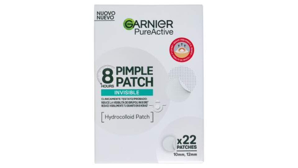 Garnier PureActive 8 Hours Pimple Patch Invisible 22 pz