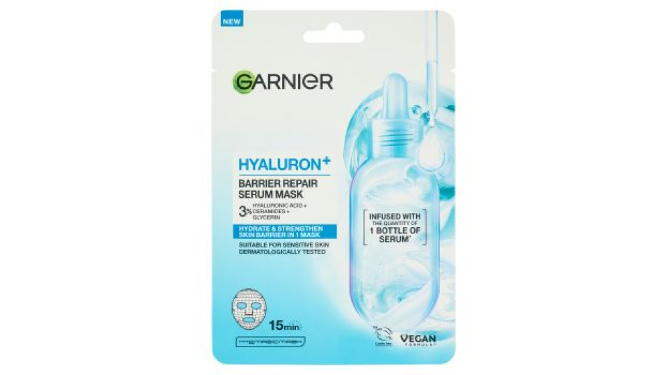 Garnier, Hyaluron+ Barrier Repair Serum Mask 28 g