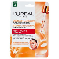 L'Oréal Paris Revitalift Clinical Maschera in Tessuto, con Vitamina C Illuminante 26 g