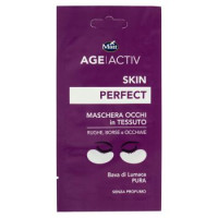 Matt Age Activ Skin Perfect Maschera Occhi in Tessuto Rughe-Borse-Occhiaie Bava di Lumaca Pura 2 pz