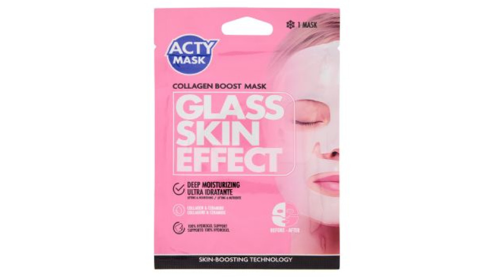 Acty Mask Collagen Boost Mask Glass Skin Effect 1 pz