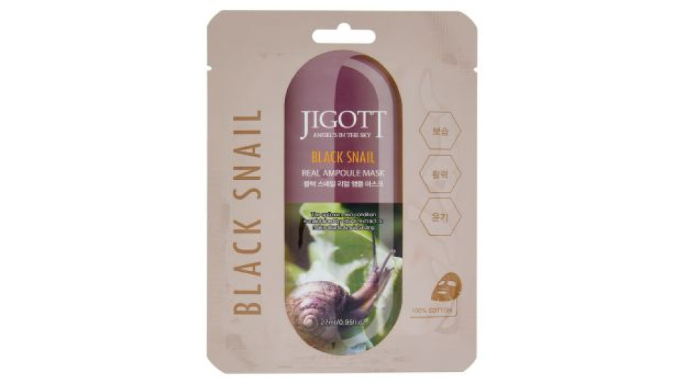 Jigott, Black Snail maschera bava di lumaca 27 ml