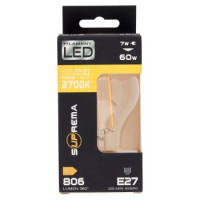 Suprema Filament Led 7w 60w Luce Calda 2700K 806 Lumen 360° E27