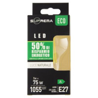 Suprema Eco Led 5w 75w Luce Naturale 4000K 1055 lumen (360°) E27
