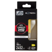 Suprema Filament Led 18w 150w Luce Naturale 4000K 2452 lumen (360°) E27