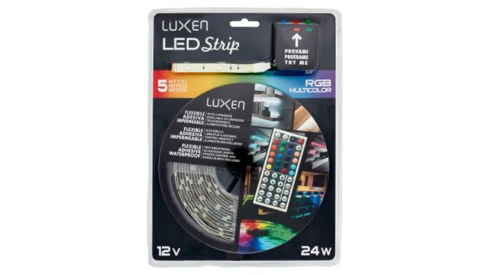 Luxen Led Strip RGB Multicolor 12v 24w