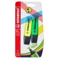 Stabilo, evidenziatori colori assortiti 2 pezzi