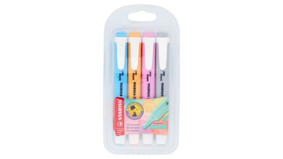 STABILO swing cool Pastel evidenziatore - astuccio da 4 pz.