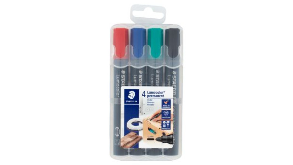Staedtler Lumocolor permanent 4 pz