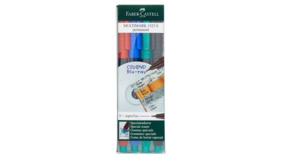 Faber-Castell Multimark 1523 S permanent 4 pz