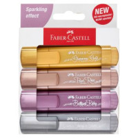 Faber-Castell Evidenziatori Metallic 4 pz