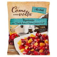 Come una volta i Ricettati Peperonata con "Cipolla Rossa di Tropea Calabria I.G.P." 450 g