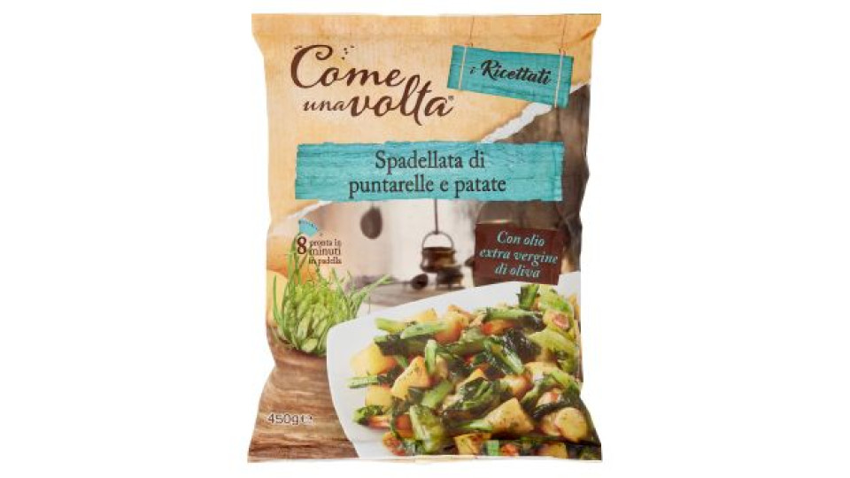 Come una volta i Ricettati Spadellata di puntarelle e patate 450 g