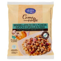 Come una volta Spadellata di Ceci, Funghi, Zucca e Cipolla Rossa 450 g