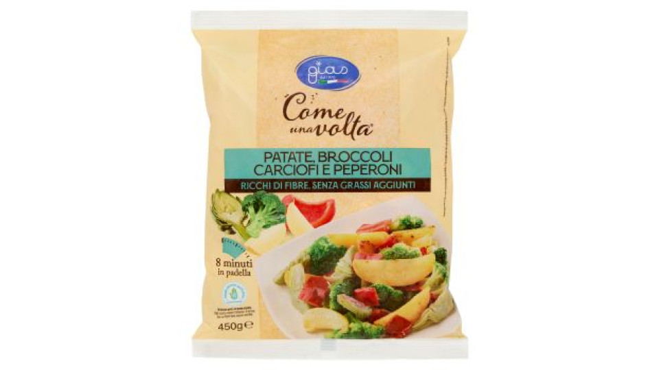 Come una volta Patate, Broccoli, Carciofi e Peperoni 450 g