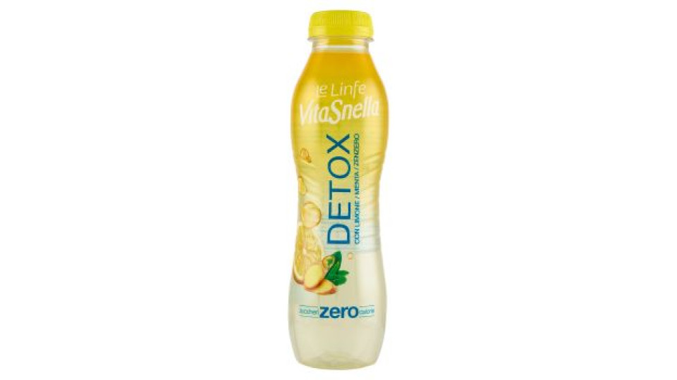 Vitasnella Le Linfe Detox con Limone, Menta, Zenzero 500 mL