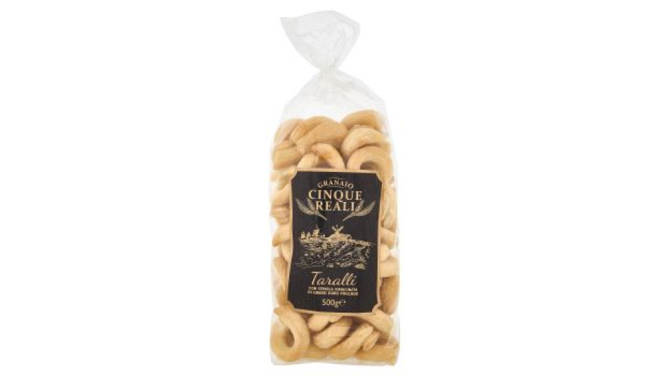 Granaio Cinque Reali Taralli con semola rimacinata di grano duro 500 g
