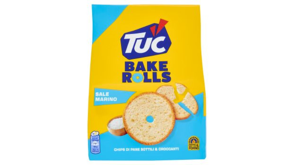 Tuc Bake Rolls Sale Marino cotto al forno - 150 g