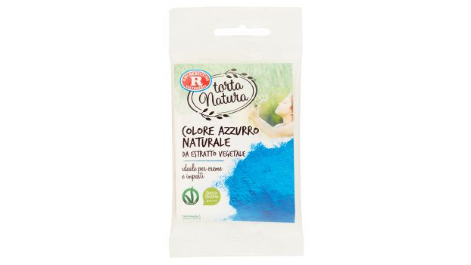 F.lli Rebecchi Valtrebbia torta Natura Colore Azzurro Naturale da Estratto Vegetale 8 g