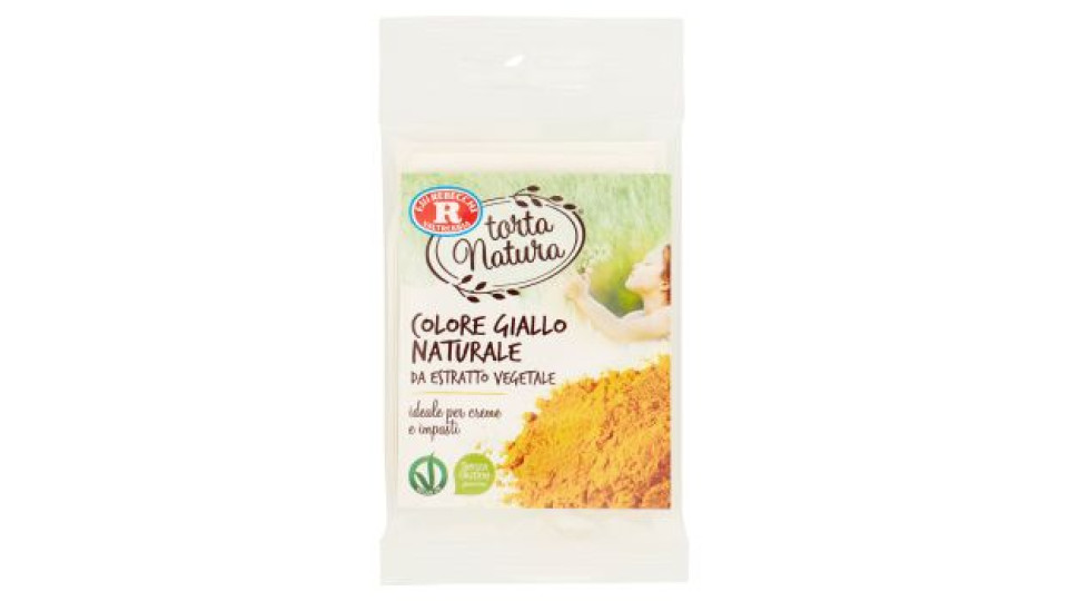 F.lli Rebecchi Valtrebbia torta Natura Colore Giallo Naturale da Estratto Vegetale 8 g
