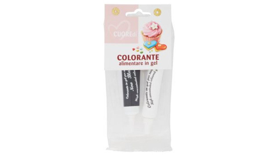 Cuore di Colorante alimentare in gel 2 x 20 g