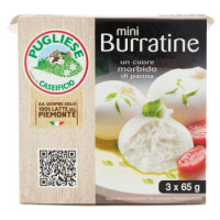 Caseificio Pugliese mini Burratine 3 x 65 g