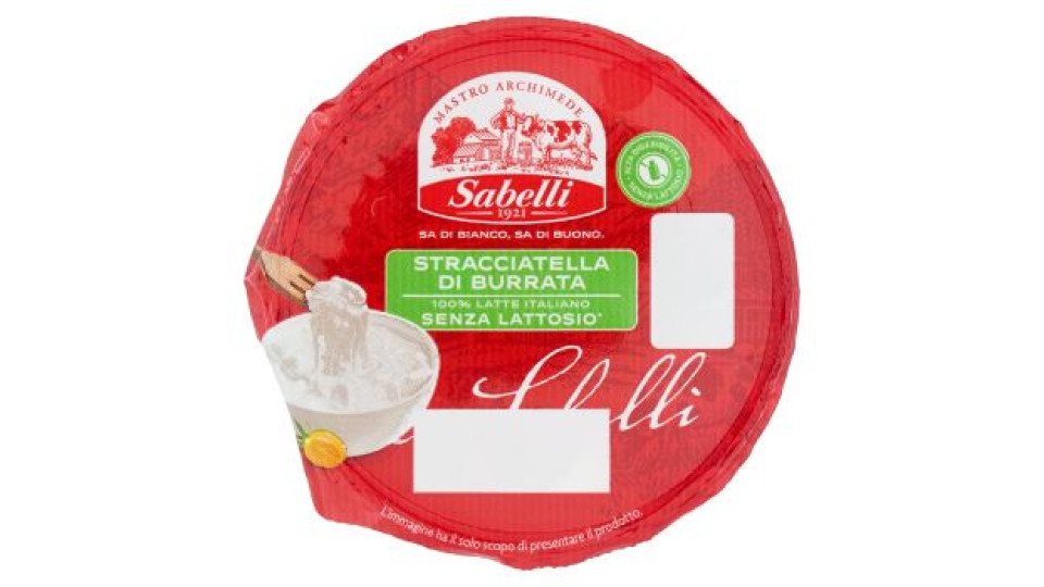 Sabelli Stracciatella di Burrata Senza Lattosio* 140 g