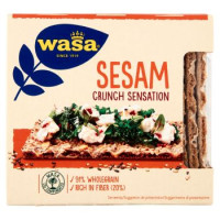 Wasa Sesam Crunch Sensation Cracker con Farina Integrale e Sesamo 220g