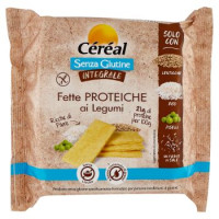 Céréal, Fette Proteiche ai Legumi, Integrali, Senza Glutine, Senza Lievito, Ricche di Fibre - 100 g