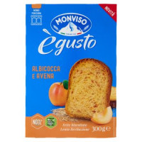 Monviso ègusto Fette Biscottate Albicocca e Avena 300 g
