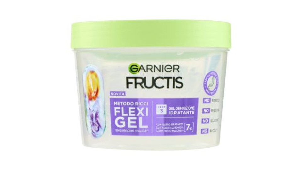Garnier Fructis Metodo Ricci Flexi Gel Step 3 Gel Definizione Idratante 370 ml