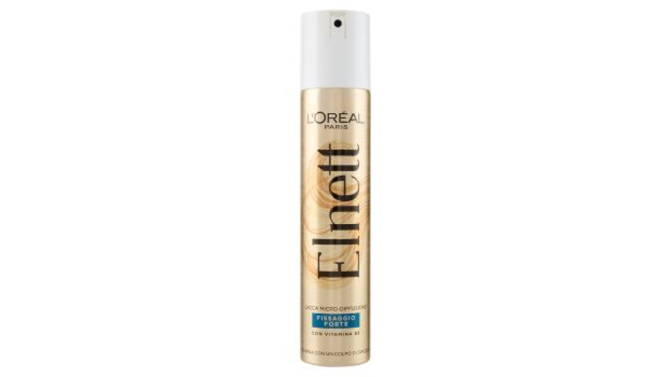 L'Oreal Paris Elnett Lacca fissaggio forte, fissa le acconciature, non appesantisce, 200 ml
