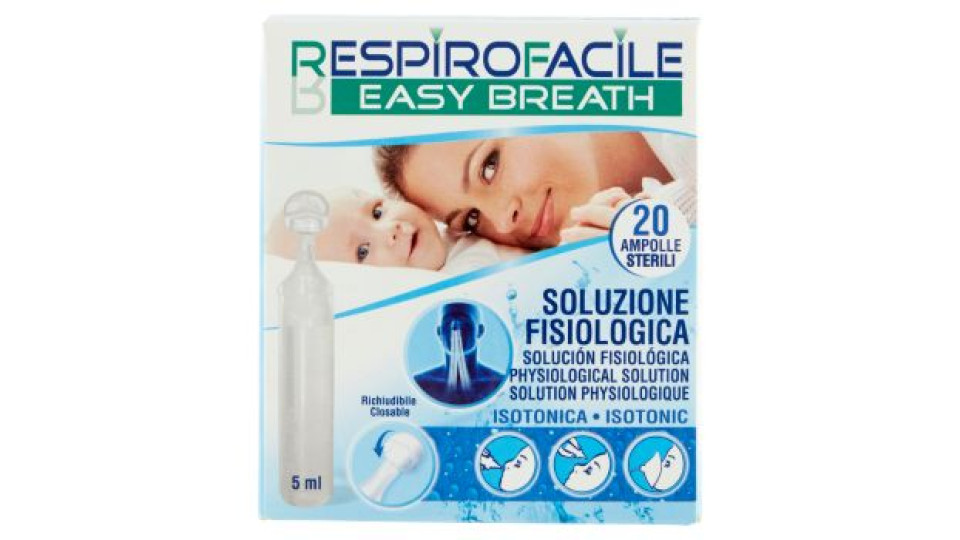 Respirofacile Soluzione Fisiologica 20 x 5 ml