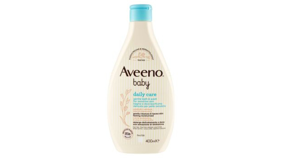 Aveeno baby daily care bagno e docciaschiuma delicato per pelle sensibile 400 ml