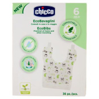 Chicco EcoBavaglini 6m+ 36 pz