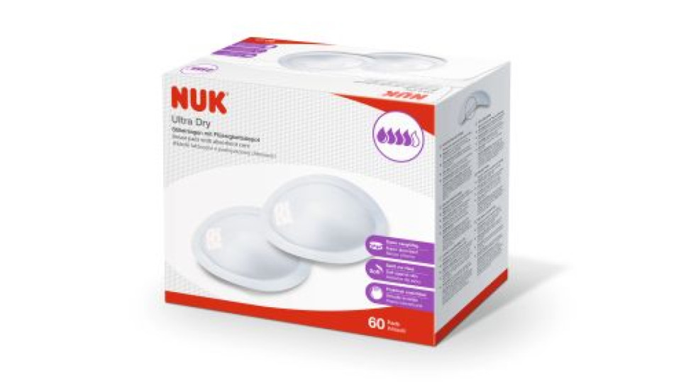 Coppette assorbilatte NUK Ultra Dry Comfort 60pz