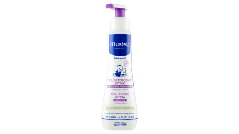 Mustela bébé Gel Detergente Intimo Irritazioni e Arrossamenti 200 ml