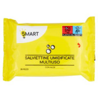 Smart Salviettine umidificate multiuso con aloe 20 pz