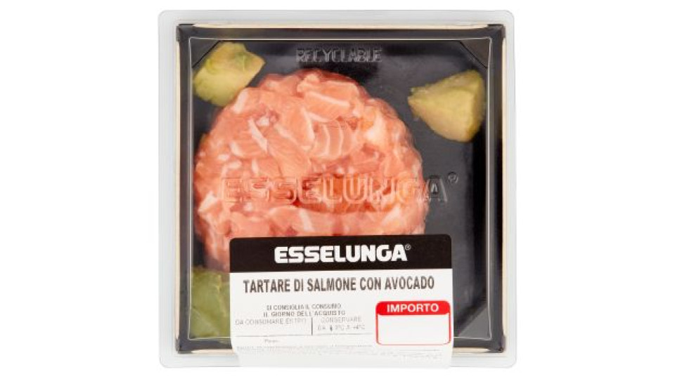 Esselunga Tartare di salmone con avocado 110 g